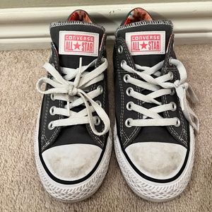 Converse All Star in Grey with a Puffy Tongue, Size 7